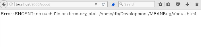 Software Security Node Error Message Display