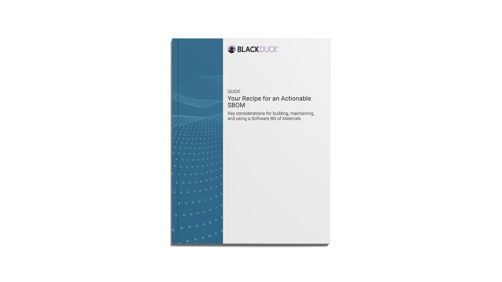 Actionable Software Bill of Materials eBook Cover