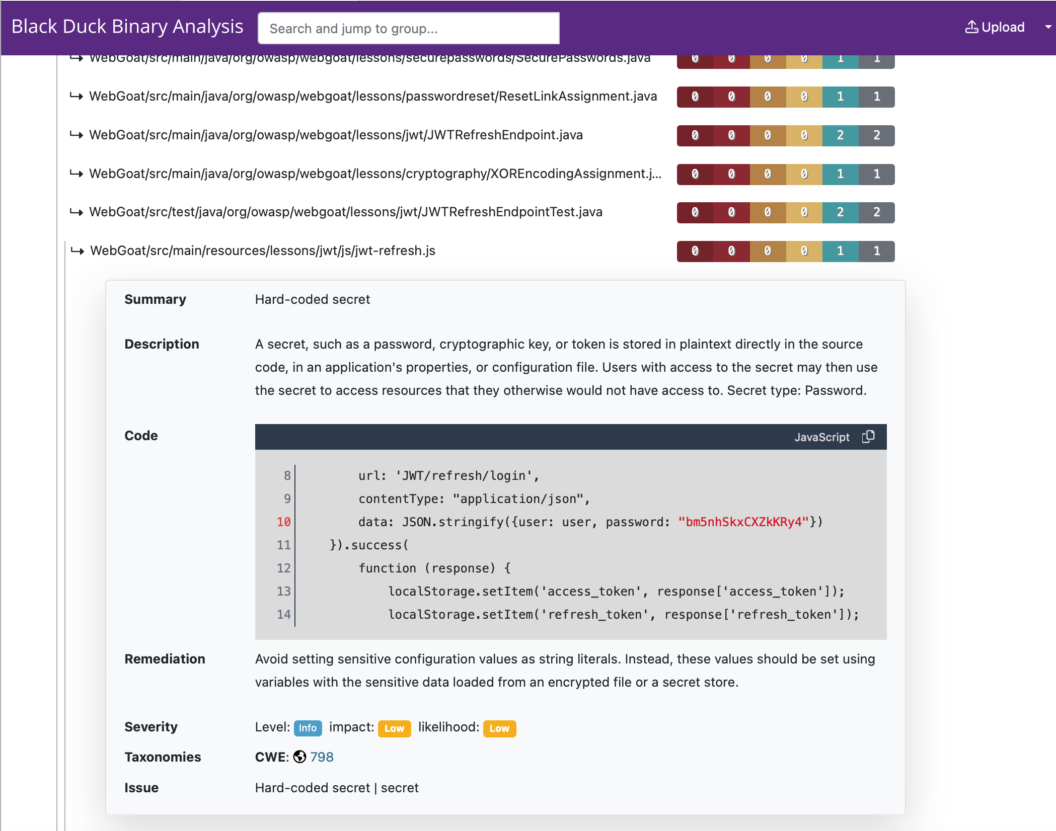 Synopsys Software Security Analysis Revealing Hard-Coded Secrets to Prevent Data Breach
