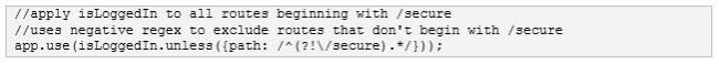ExpressJS Logo with Text Highlighting MEAN Stack Vulnerability Prevention
