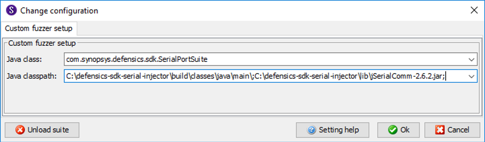 Serial port fuzzer defensics sdk 1