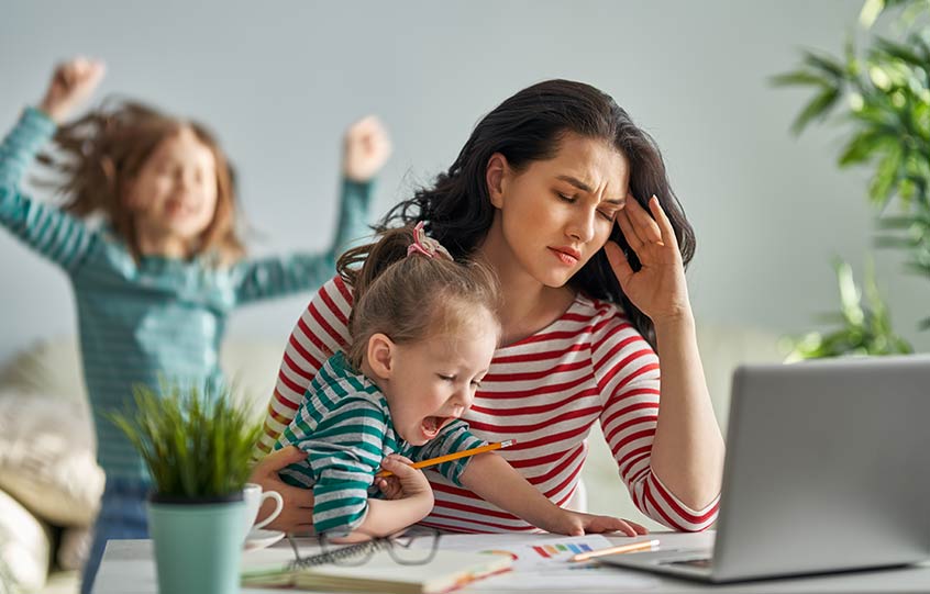 frazzled parent